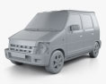Suzuki Beidouxing 2012 3Dモデル clay render