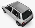 Suzuki (Maruti) 800 2012 3d model top view