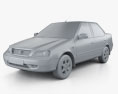Suzuki Lingyang 2014 3d model clay render