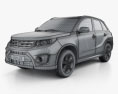 Suzuki Vitara (Escudo) 2017 3d model wire render