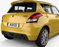 Suzuki Swift Sport 해치백 5도어 2017 3D 모델 