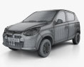 Suzuki Maruti Alto 800 2017 3d model wire render