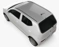 Suzuki Alto 2017 3d model top view