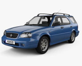 Suzuki Baleno (Esteem) 2002 3D model