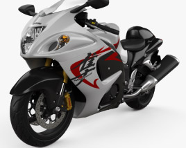 Suzuki Hayabusa 2008 3D-Modell