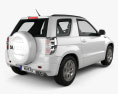 Suzuki Grand Vitara 3门 2012 3D模型 后视图