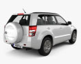 Suzuki Grand Vitara 5门 2012 3D模型 后视图
