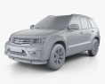 Suzuki Grand Vitara 5门 2012 3D模型 clay render