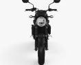 Suzuki SV650 2017 Modelo 3d vista de frente