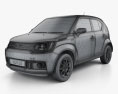 Suzuki Ignis hybrid 2019 3d model wire render