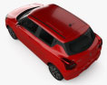 Suzuki Swift 2020 3d model top view