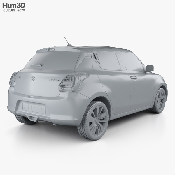 Suzuki Swift 2020 3D model - Vehicles on Hum3D