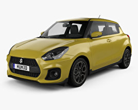 Suzuki Swift Sport 2020 3D model