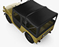 Suzuki Jimny 1970 3d model top view