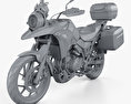 Suzuki V-Strom 250 2017 3D модель clay render