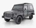 Suzuki Gypsy 2020 3d model wire render