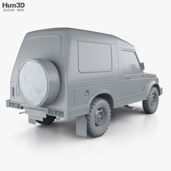 Suzuki Gypsy 2020 3D model - Vehicles on Hum3D