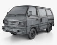 Suzuki Omni Cargo Van 2020 3d model wire render