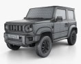 Suzuki Jimny Sierra 2022 Modèle 3d wire render