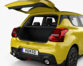 Suzuki Swift Sport with HQ interior 2020 3d model