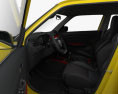 Suzuki Swift Sport with HQ interior 2020 3d model seats