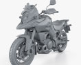 Suzuki V-Strom 1000 2018 Modelo 3D clay render