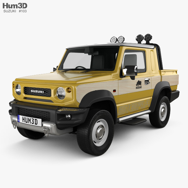 Suzuki Jimny Sierra Pickup 2022 3D model