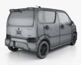 Suzuki Wagon R Stingray hybride avec Intérieur 2018 Modèle 3d