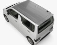 Suzuki Wagon R Stingray Hybrid with HQ interior 2021 3d model top view