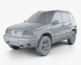 Suzuki Grand Vitara 5-Türer 2006 3D-Modell clay render