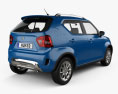 Suzuki Ignis 2022 3d model back view