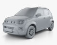 Suzuki Ignis 2022 3d model clay render
