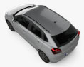 Suzuki Baleno 2022 3d model top view