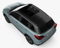 Suzuki Vitara hybrid AllGrip 2022 3D-Modell Draufsicht