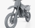 Suzuki RM85 2000 3d model clay render