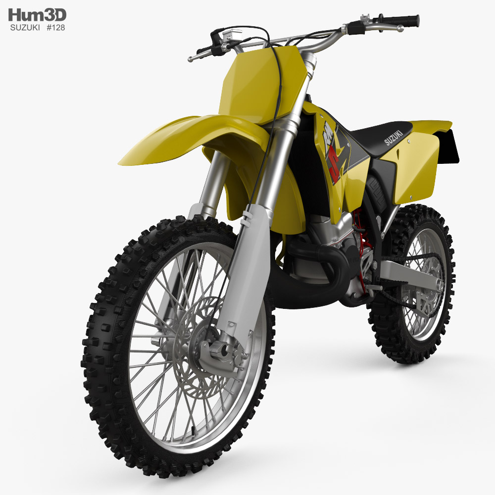 Suzuki RM125 2001 3D model Vehicles on Hum3D