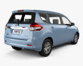 Suzuki Ertiga 2020 3d model back view