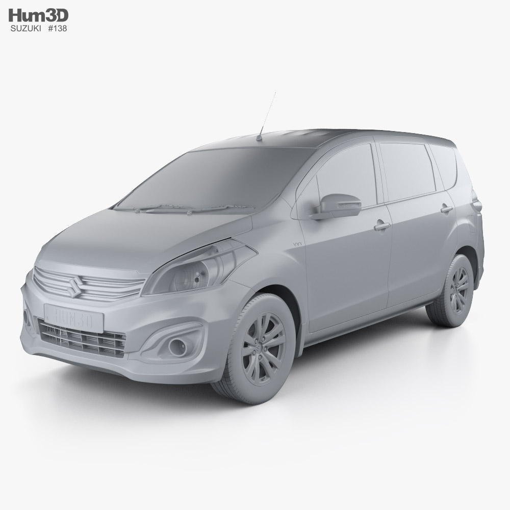 Suzuki Ertiga 2020 3D model - Vehicles on Hum3D