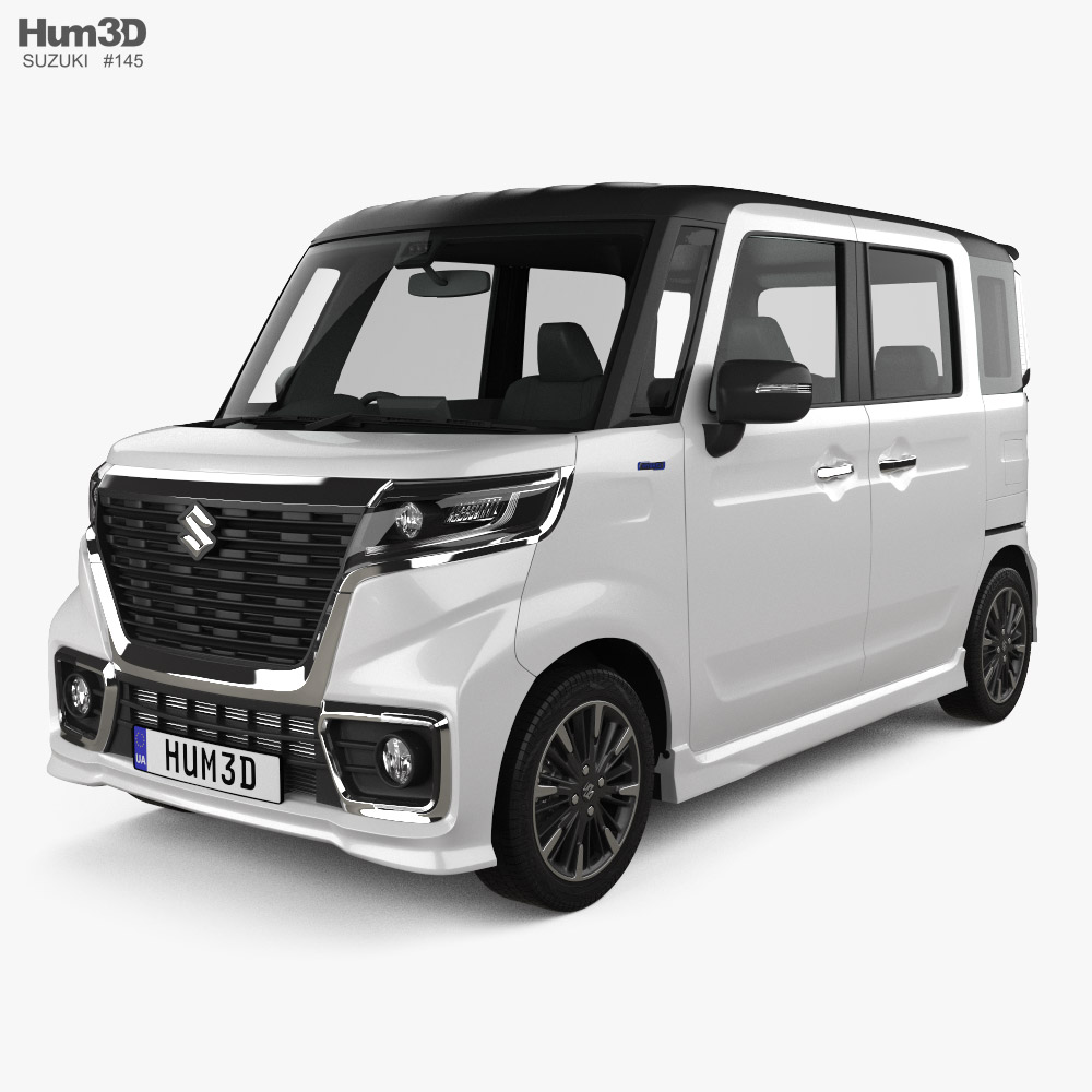Suzuki Spacia Custom 混合動力 XS 2022 3D模型