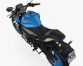 Suzuki GSX-S1000 2022 Modèle 3d vue du dessus
