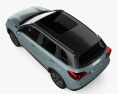 Suzuki Vitara Hybrid AllGrip with HQ interior 2020 3d model top view