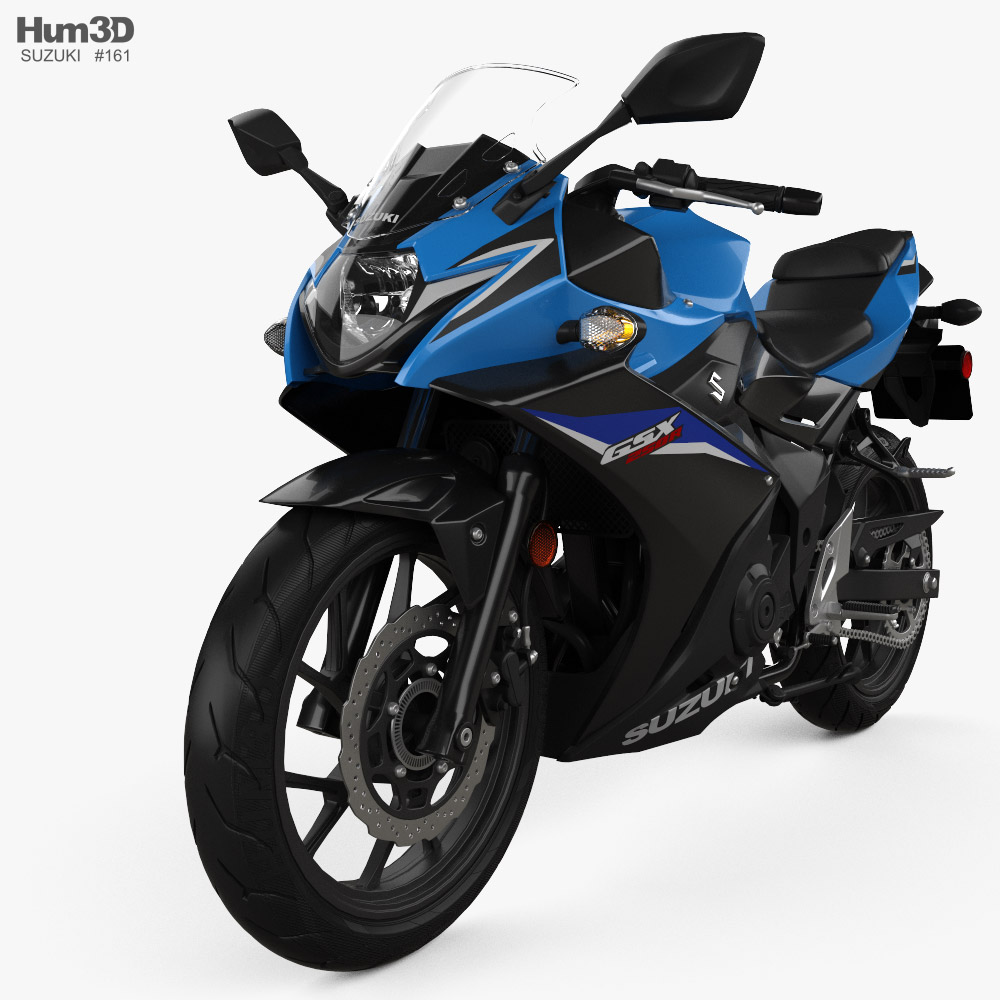 Suzuki GSX250R 2023 3D 모델 차량 on Hum3D