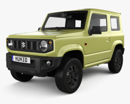 Suzuki Jimny 3-door XC JP-spec 2019 3D model