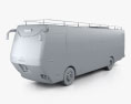 Swimbus Hafencity Riverbus 2016 3d model clay render