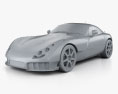 TVR Sagaris 2006 3d model clay render