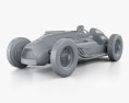 Talbot-Lago T26C 1948 3D-Modell clay render