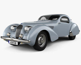 Talbot-Lago Teardrop Coupe 1938 3D-Modell