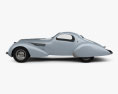 Talbot-Lago Teardrop Coupe 1938 3D-Modell Seitenansicht