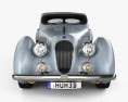 Talbot-Lago Teardrop Coupe 1938 3D-Modell Vorderansicht