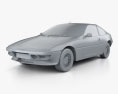 Talbot-Matra Murena 1981 3D模型 clay render